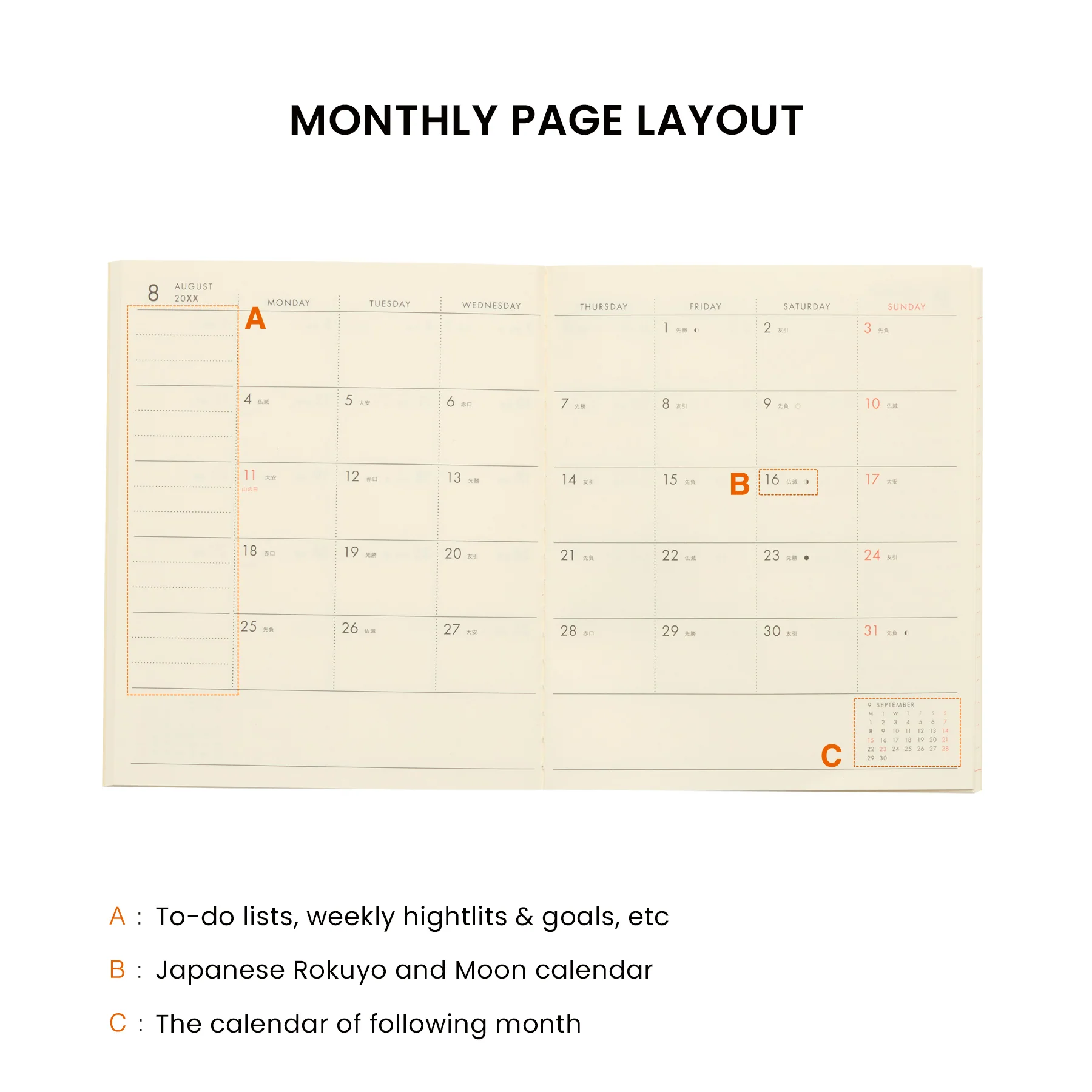 2026 Monthly Planner Nahe Square - Image 18