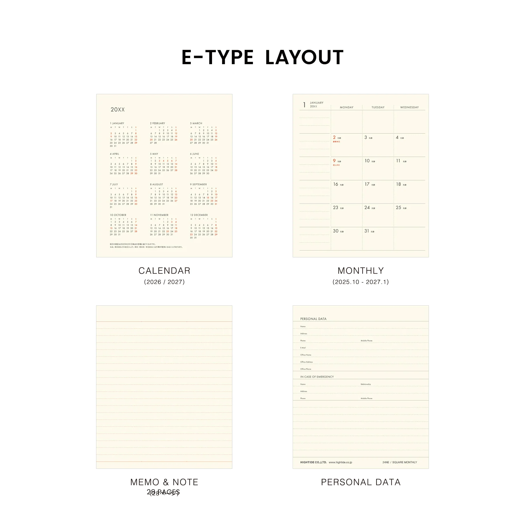 2026 Monthly Planner Nahe Square - Image 20