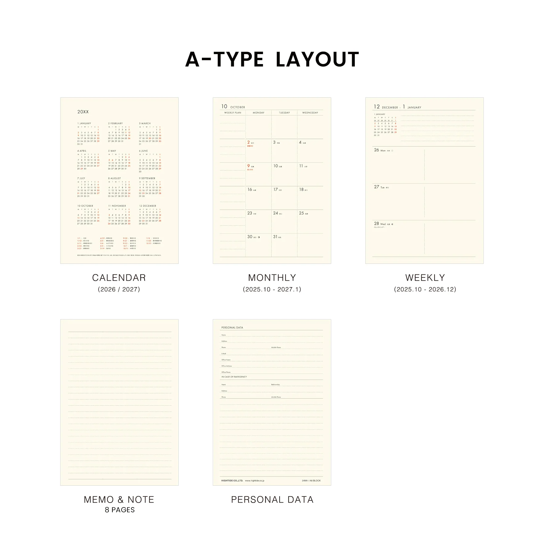 2026 Weekly Planner Diary A6 - Image 15
