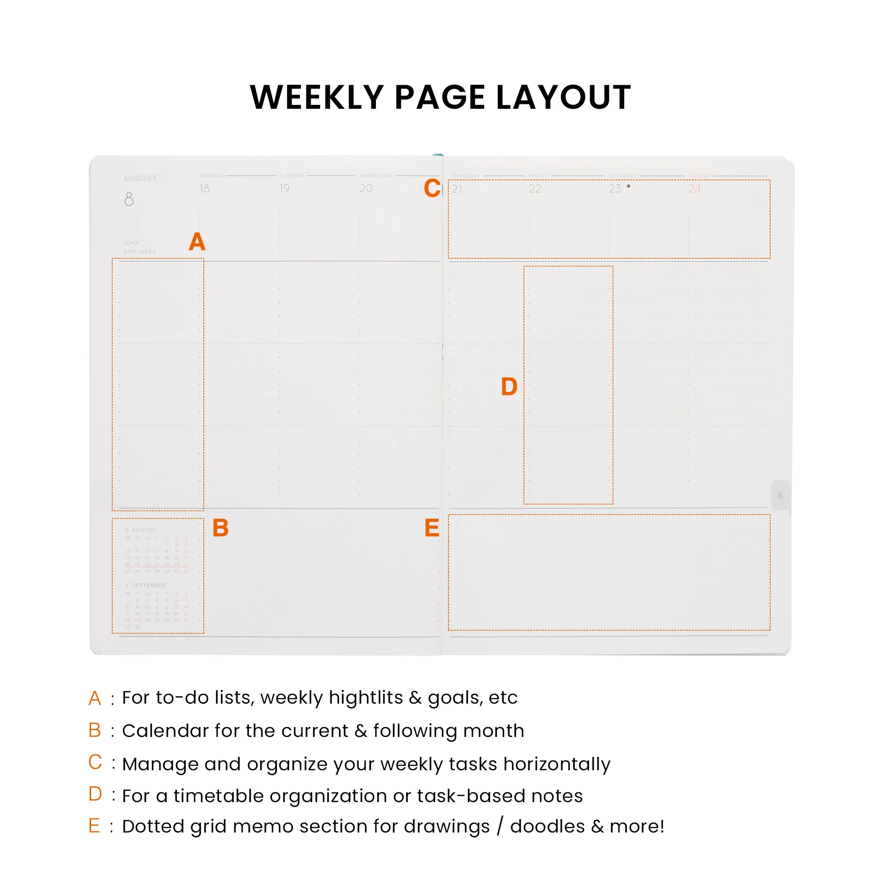 2026 Weekly Planner Katy B6 - Image 14