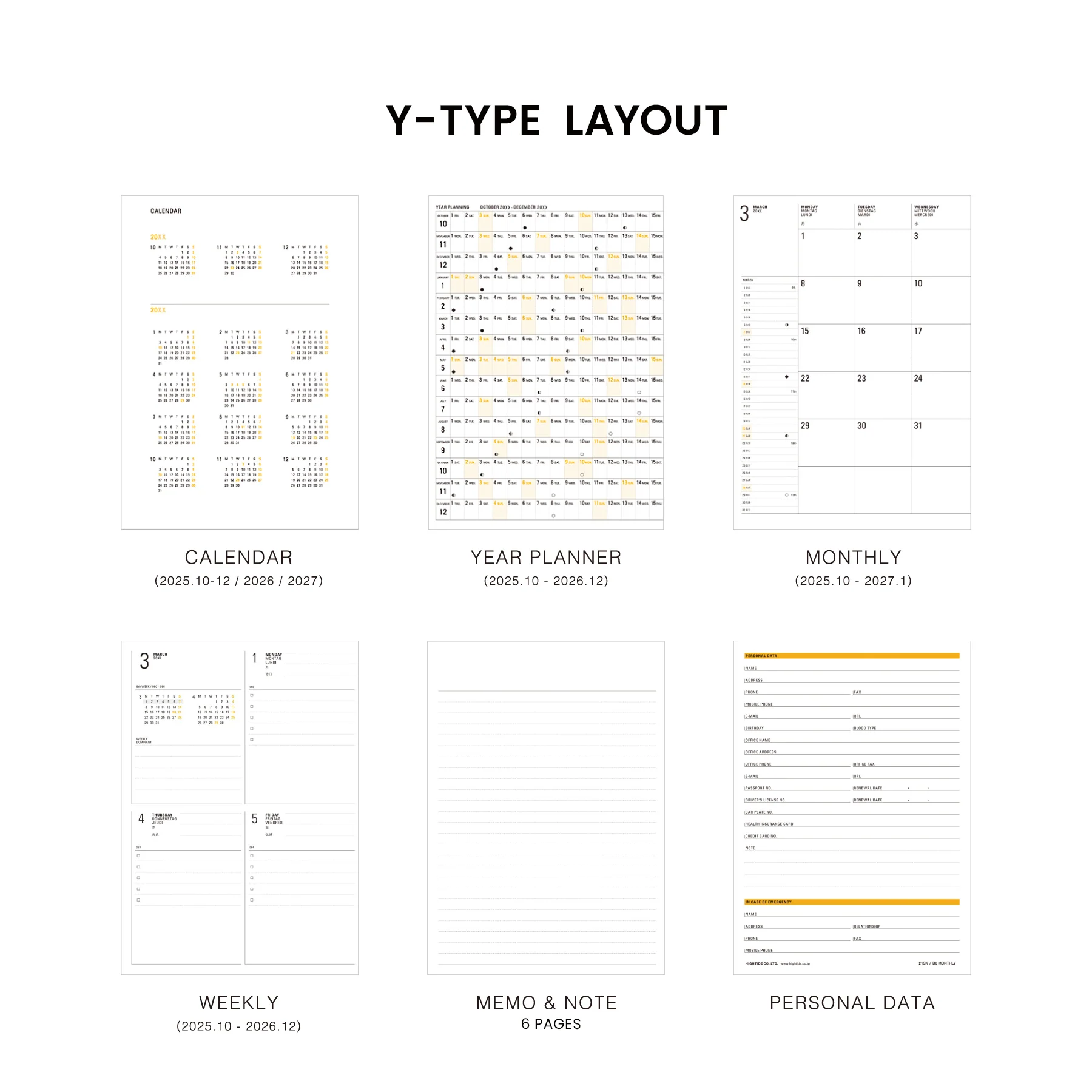 2026 Weekly Planner Iris B6 - Image 15
