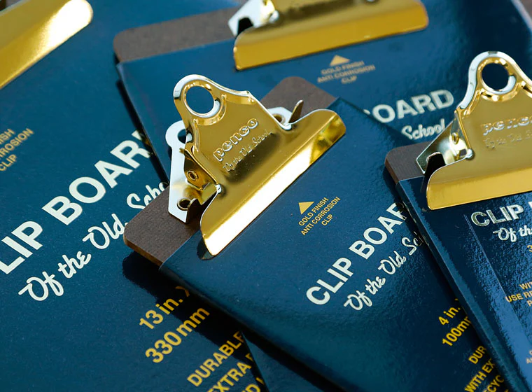 Old School Clipboard/ Mini/ Gold Clip - Image 4
