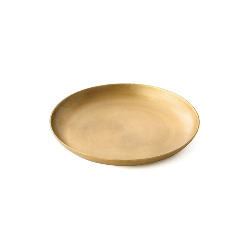 Fog linen work / Brass Plate Round - Image 3
