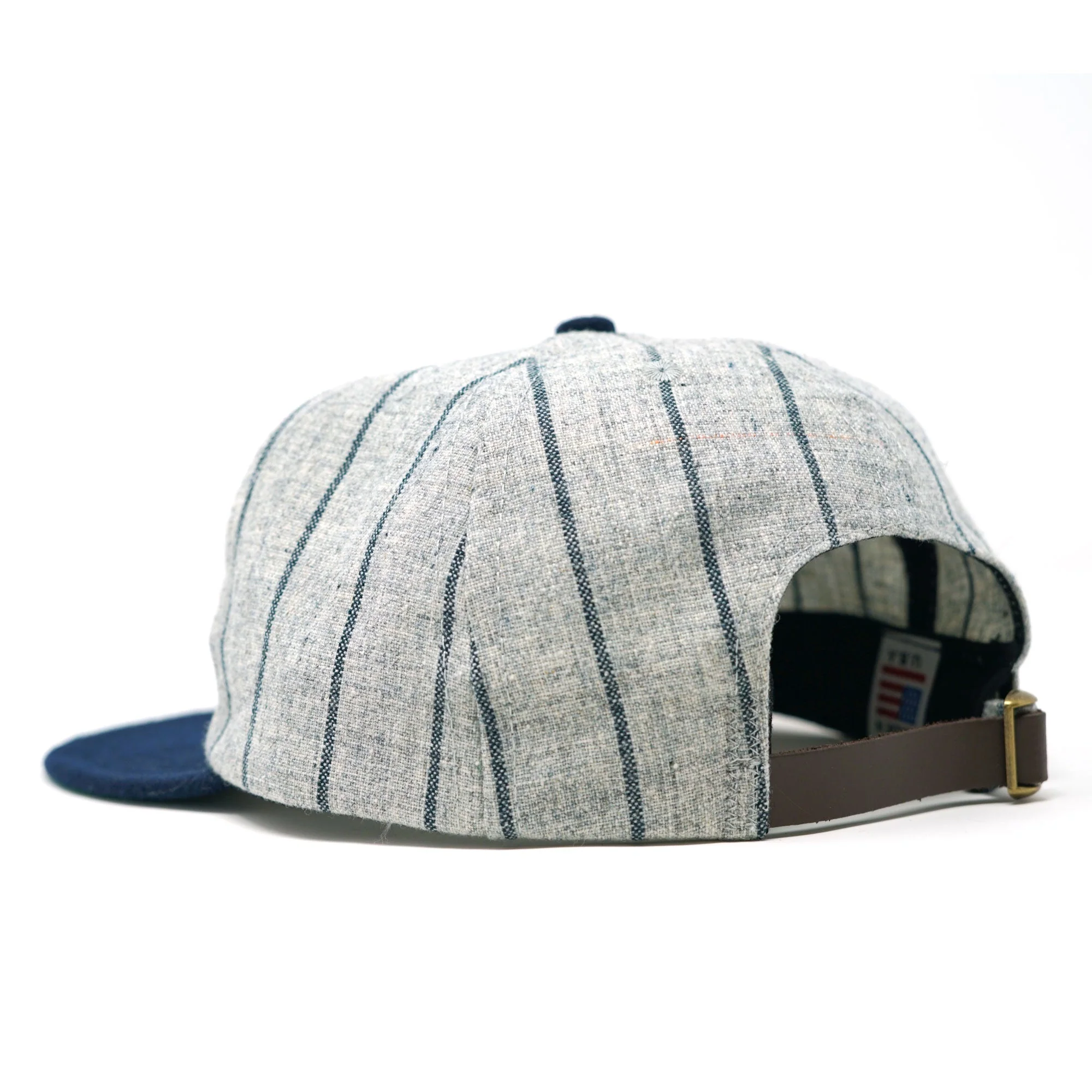 Fuben Logo Hat / Navy Pin Stripe - Image 3