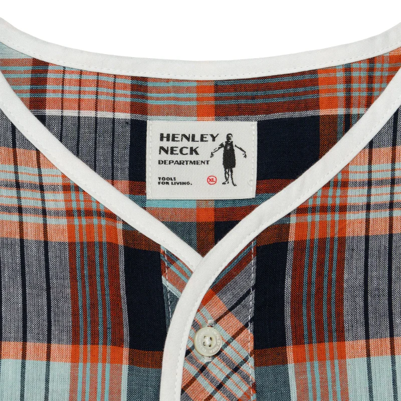 Henley Neck / Albert Madras Plaid - Image 11