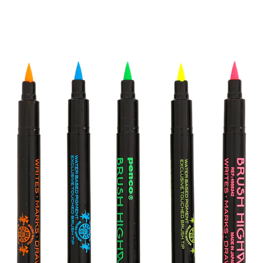 Highlighter Brush Pen Set - Image 3
