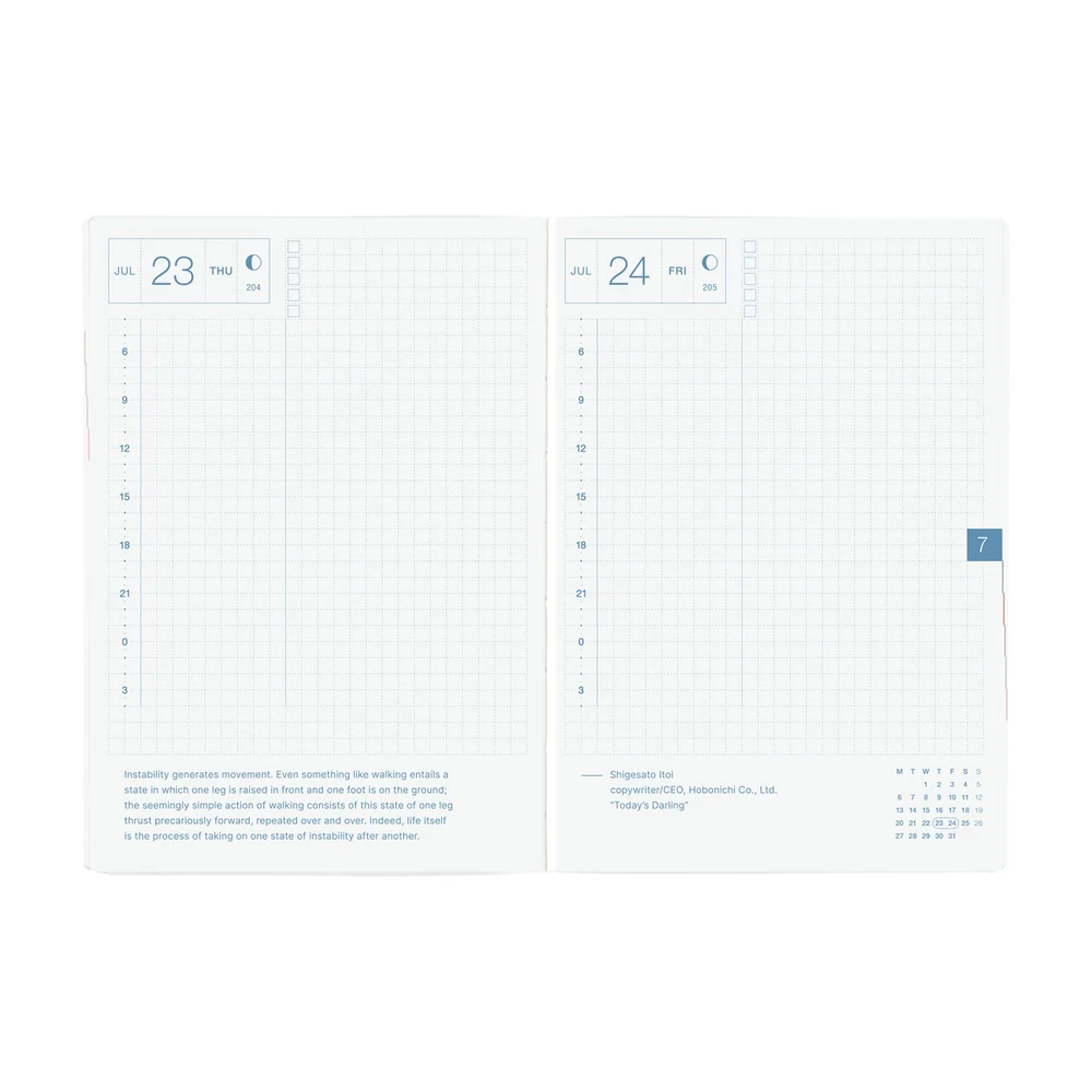 2026 Planner / Hon A6 Paper Series Black Gingham - Image 7