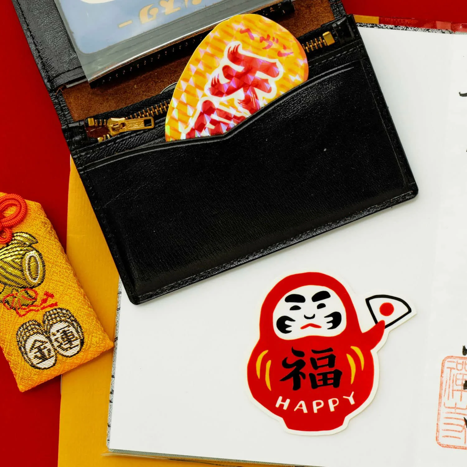 Japanese Retro DieCut Sticker Set of 3 - Image 8