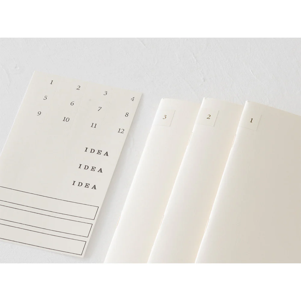 MD Notebook Light 3pcs/ A4/ Grid (MIDORI) - Image 6