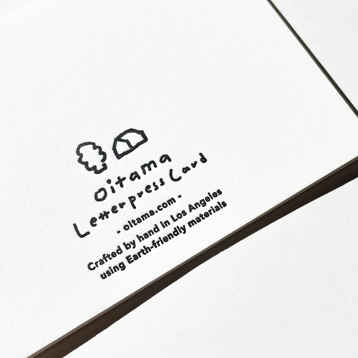 Letterpress Card/ Coyote and Caterpillar in Bush - Image 5