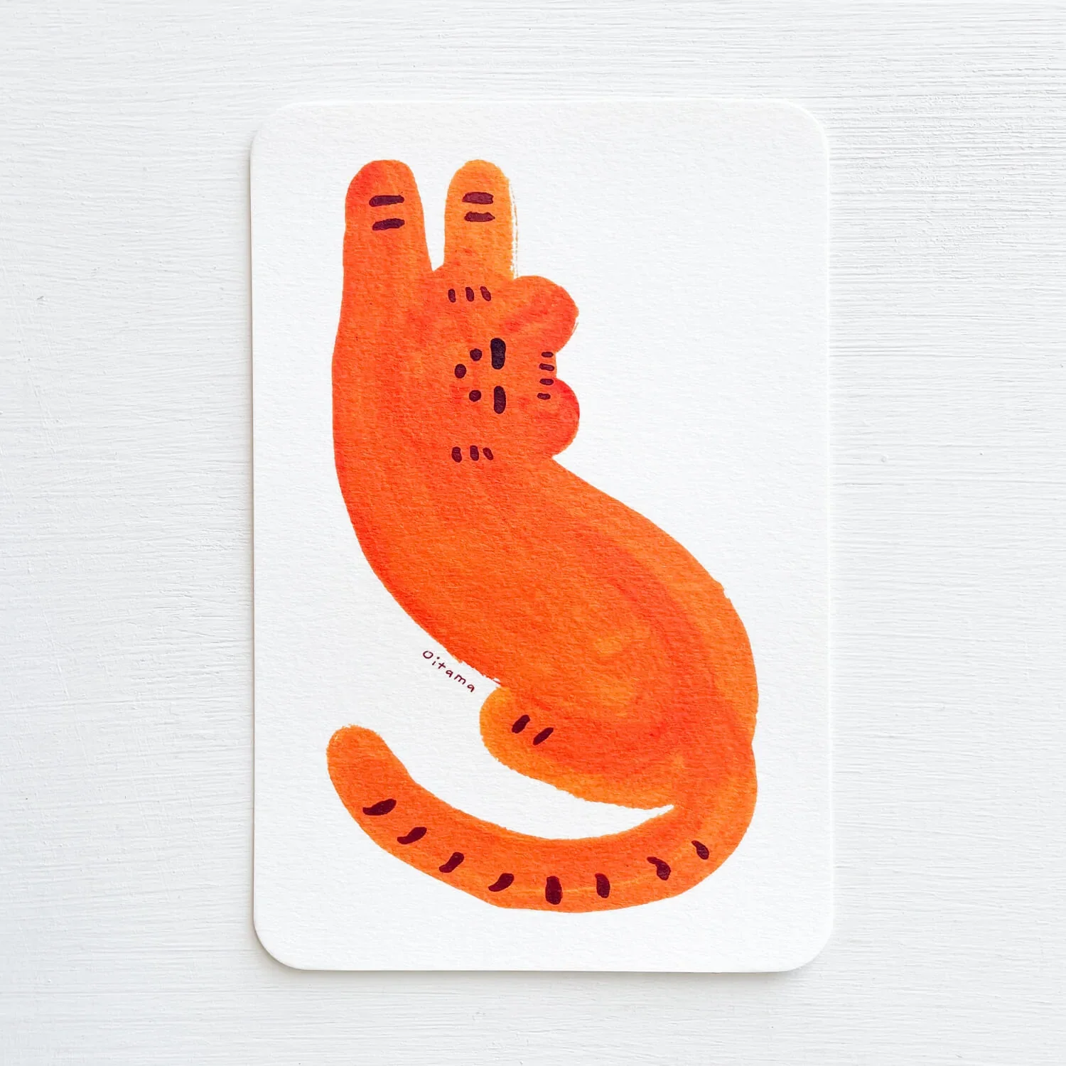 Postcard/ Tiger