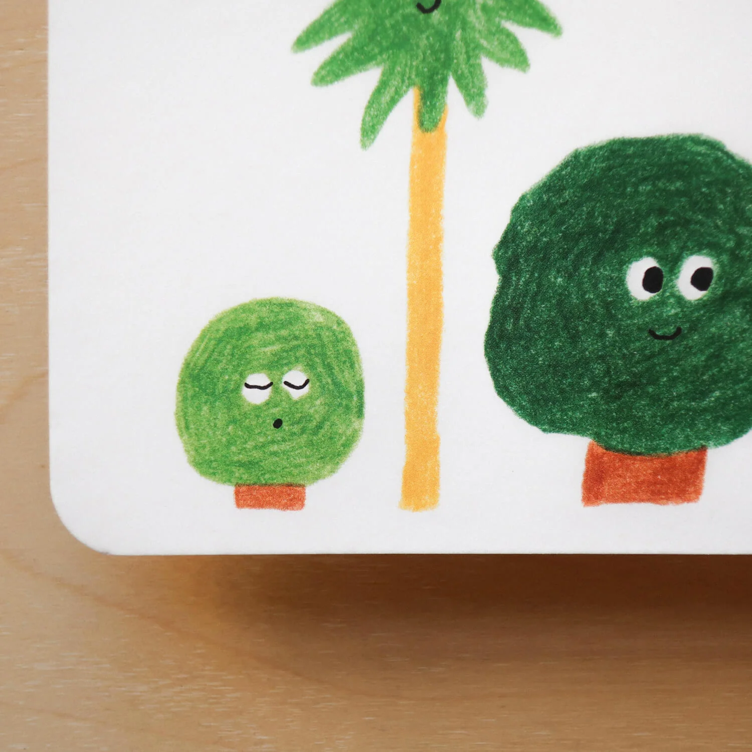 Postcard - Four Trees - Image 3