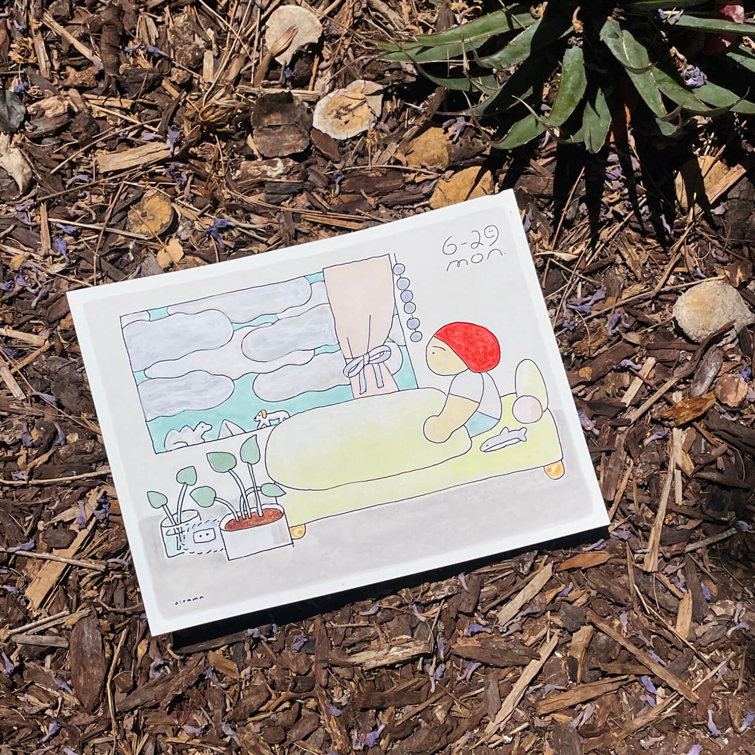Art Print/ Cloudy Day - Image 4