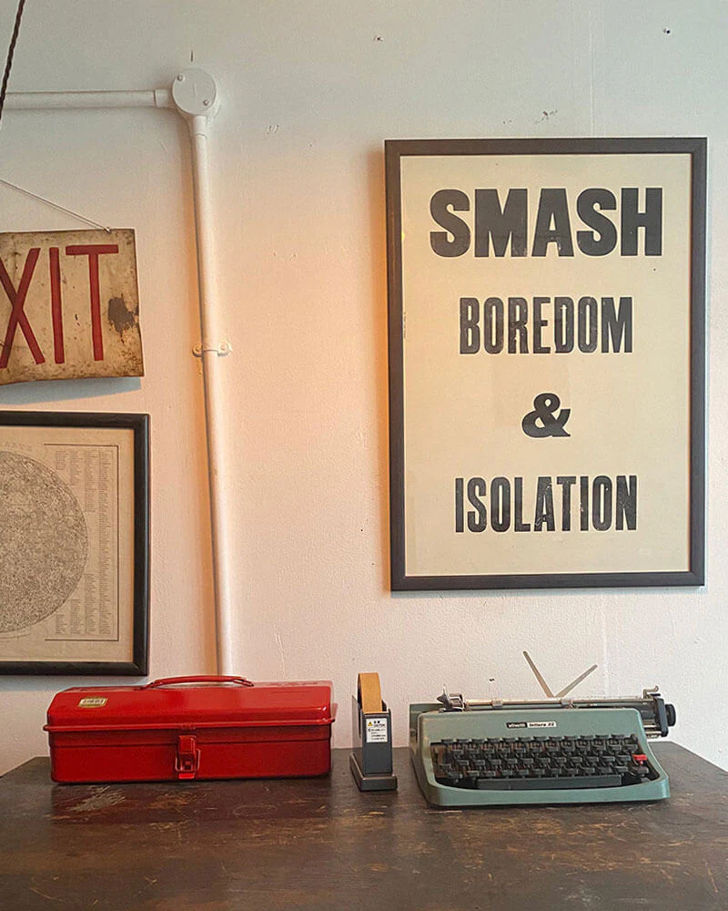 SMASH BOREDOM & ISOLATION/ Poster / Black - Image 3