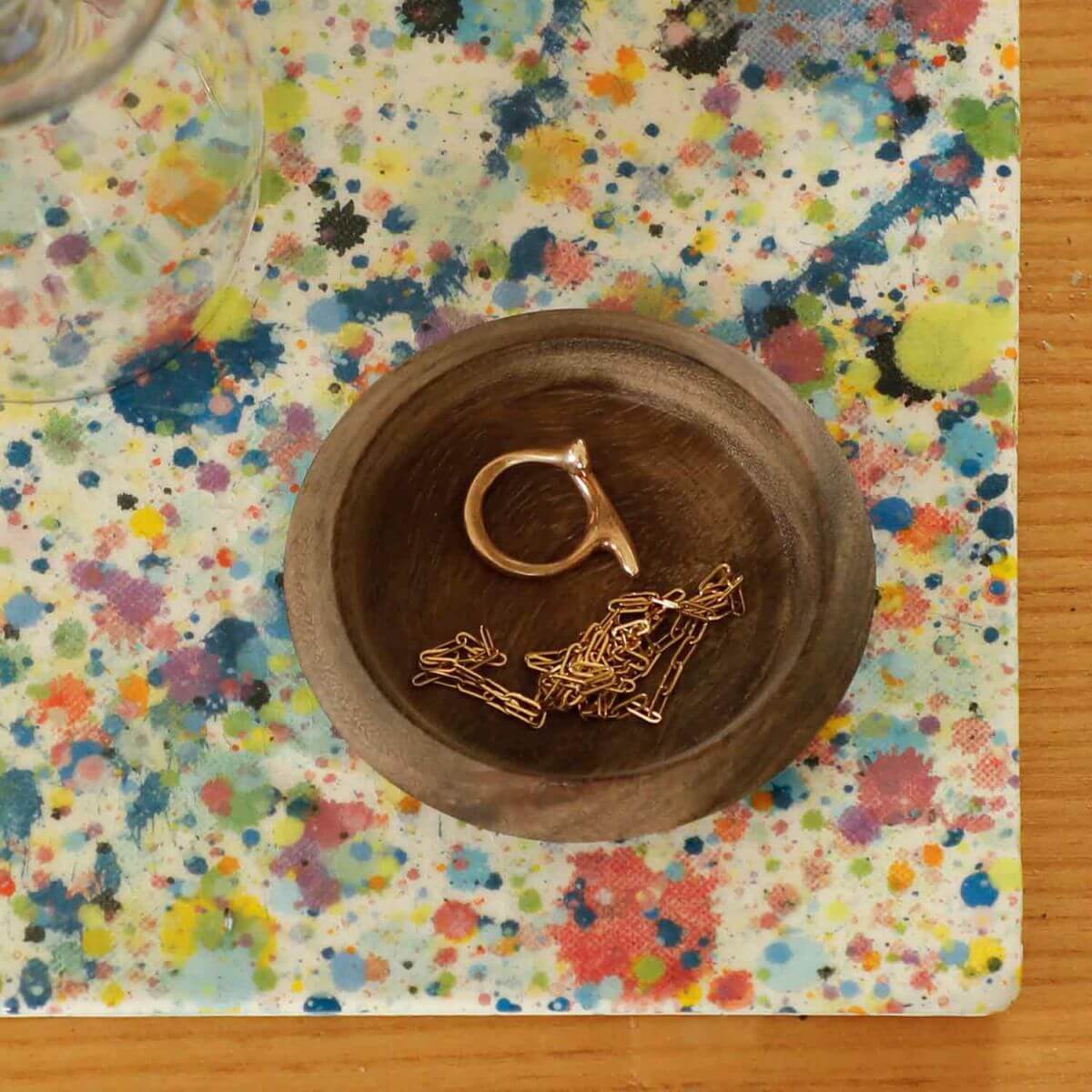 Wooden Tray Circle/ Small - Image 11